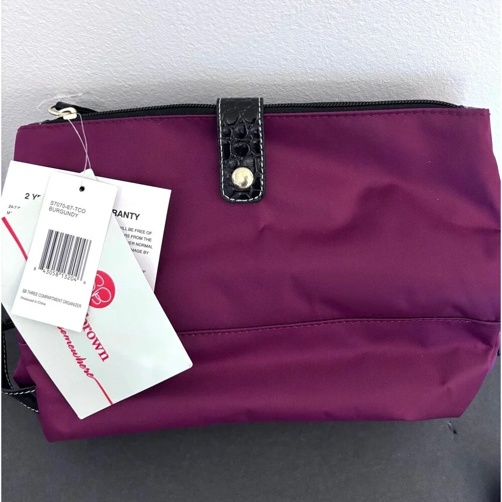 Samantha Brown Toiletry Bag Burgundy